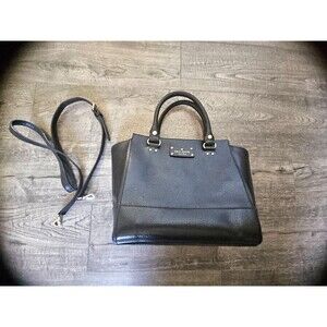 Kate Spade New York Wellesley Small Black Camryn Satchel Purse Handbag